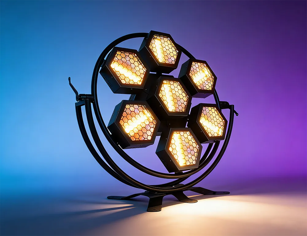 Las características de la luz reflectora LED para escenario.